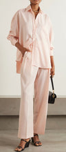 Load image into Gallery viewer, The Frankie Shop - Geogia Fluid Shirt (XXS/XXXS) &amp; Tansy Wide LegPants (S) - Pink - S

