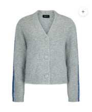 Load image into Gallery viewer, Nagnata - BRUSHED ALPACA Cardigan - Grey - XS - RRP$580
