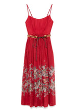 Load image into Gallery viewer, (belt missing) Zimmermann - Rhiannon paisley-print cotton-voile Midi Dress - Red - 0 - RRP$1,176
