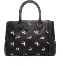 Load image into Gallery viewer, Marc Jacobs -Embellished Tulip Gotham Leather Tote  Bags- Black - M
