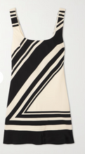 Load image into Gallery viewer, SIR - Pietra printed silk crepe Mini Dress - Black beige print - 1 - RRP$580
