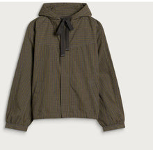 Load image into Gallery viewer, Damson Madder - Blake Hooded Check Jacket - Olive - 8
