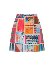 Load image into Gallery viewer, Eliya The Label - Monaco Post Card Mini Skirt - Multi - L/12
