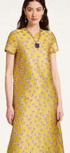 Load image into Gallery viewer, La Double J - Margarita Swing Midi Dress - Yellow/Purple - M - RRP $1590
