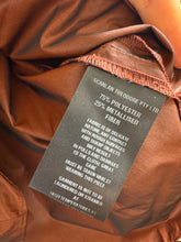 Load image into Gallery viewer, Scanlan Theodore - Shiny V neck Blouse - Brown - 10
