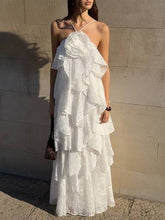 Load image into Gallery viewer, Aje - Merritt Embroidered Layered Gown - Ivory - 10 - NWT - RRP$999
