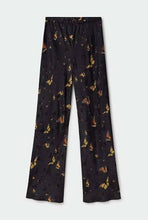Load image into Gallery viewer, Silk Laundry - Bias Cut Monarch Pants - Black w Orange Butterflies- M - RRP $385
