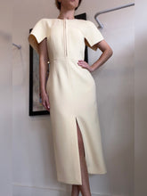 Load image into Gallery viewer, Dion Lee - SS Panelled Midi Dress - Butter Yellow - 8
