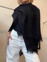 Load image into Gallery viewer, Hermes - Oversize Cashmere Scarf - Black - L
