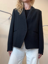 Load image into Gallery viewer, Rag &amp; Bone - Collarless Tux Style Jacket - Black - 10
