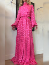 Load image into Gallery viewer, Carolina Herrera - LS Cut Out Tiered Maxi Dress - Pink - US6

